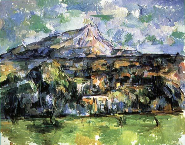 Paul Cezanne La Montagne Sainte-Victoire vue des Lauves Germany oil painting art